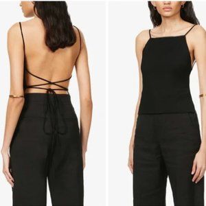 Reformation Franc open back tank top